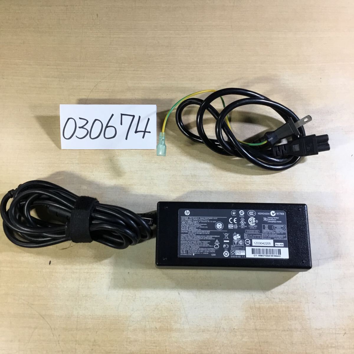 [ free shipping ](030674C) HP PPP016L-E 18.5V6.5A 120W genuine products AC adapter Mickey cable attaching secondhand goods 