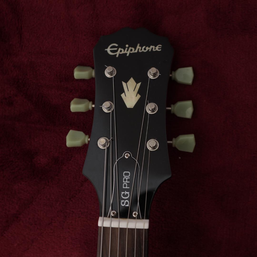 【7605】 EPIPHONE SG エレキギター G-400 SG PRO 赤