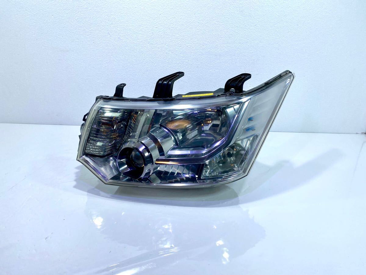 (迅速)三菱 デリカ D5 純正 HID/ASSYバラストレベライザー付 ヘッドライト 左側KOITO100-87918 CV1W CV2W CV4W CV5W Laki-07の画像1