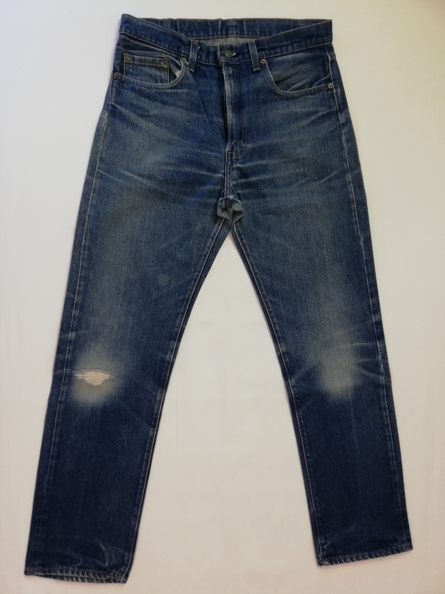 W34★505　鬼ヒゲ ハチの巣★66後期 66★LEVI'S リーバイス LEVIS★70年代 ヴィンテージ VINTAGE ビンテージ インディゴ デニム アメリカ製_画像2