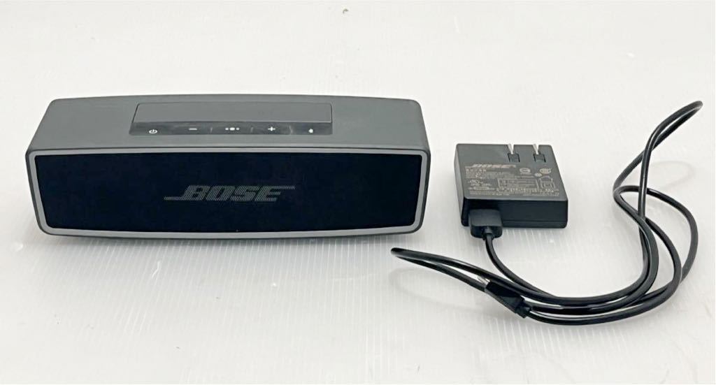 D(0301x13) BOSE SoundLink Mini Bluetooth speaker 黒 ワイヤレス ボーズ 充電ケーブル付き スピーカー ★音出しOK ★商品説明必読の画像1