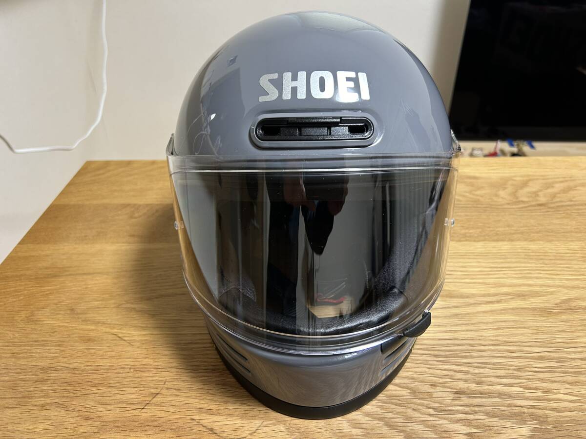 美品 SHOEI Glamster L 未使用標準チークパット付_画像3