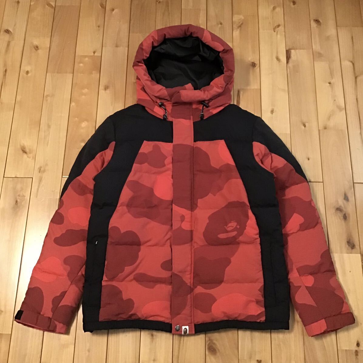 ★XXL★ Giant Red camo ダウンジャケット a bathing ape BAPE zoom camo Down jacket エイプ ベイプ アベイシングエイプ 2XL 迷彩 z266