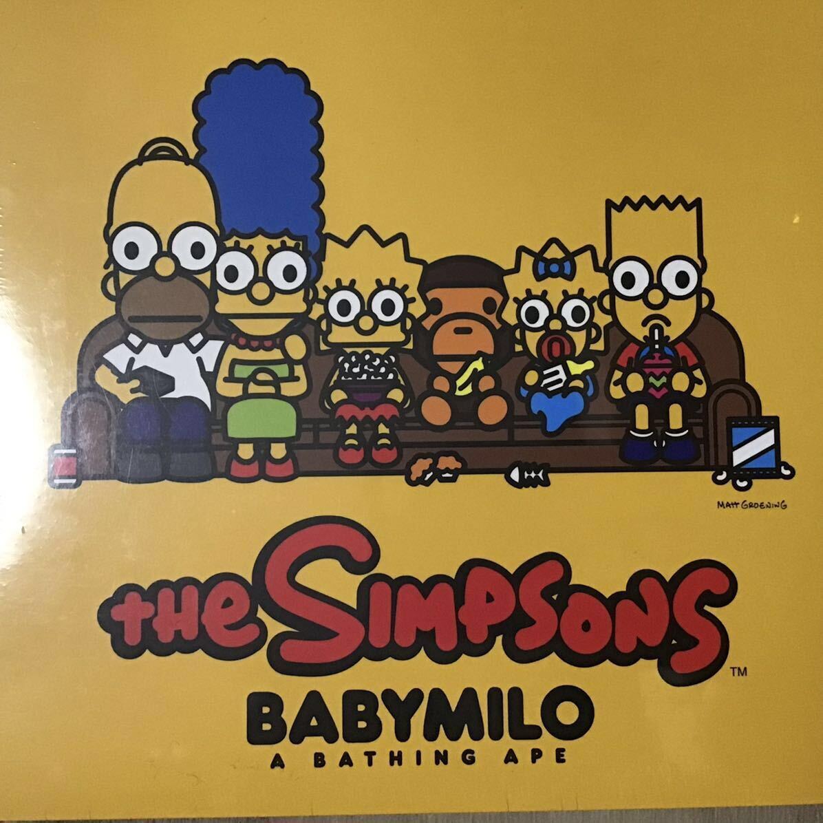 ★新品★ The simpsons × マイロ ノート a bathing ape BAPE エイプ ベイプ アベイシングエイプ シンプソンズ baby milo w4_画像2