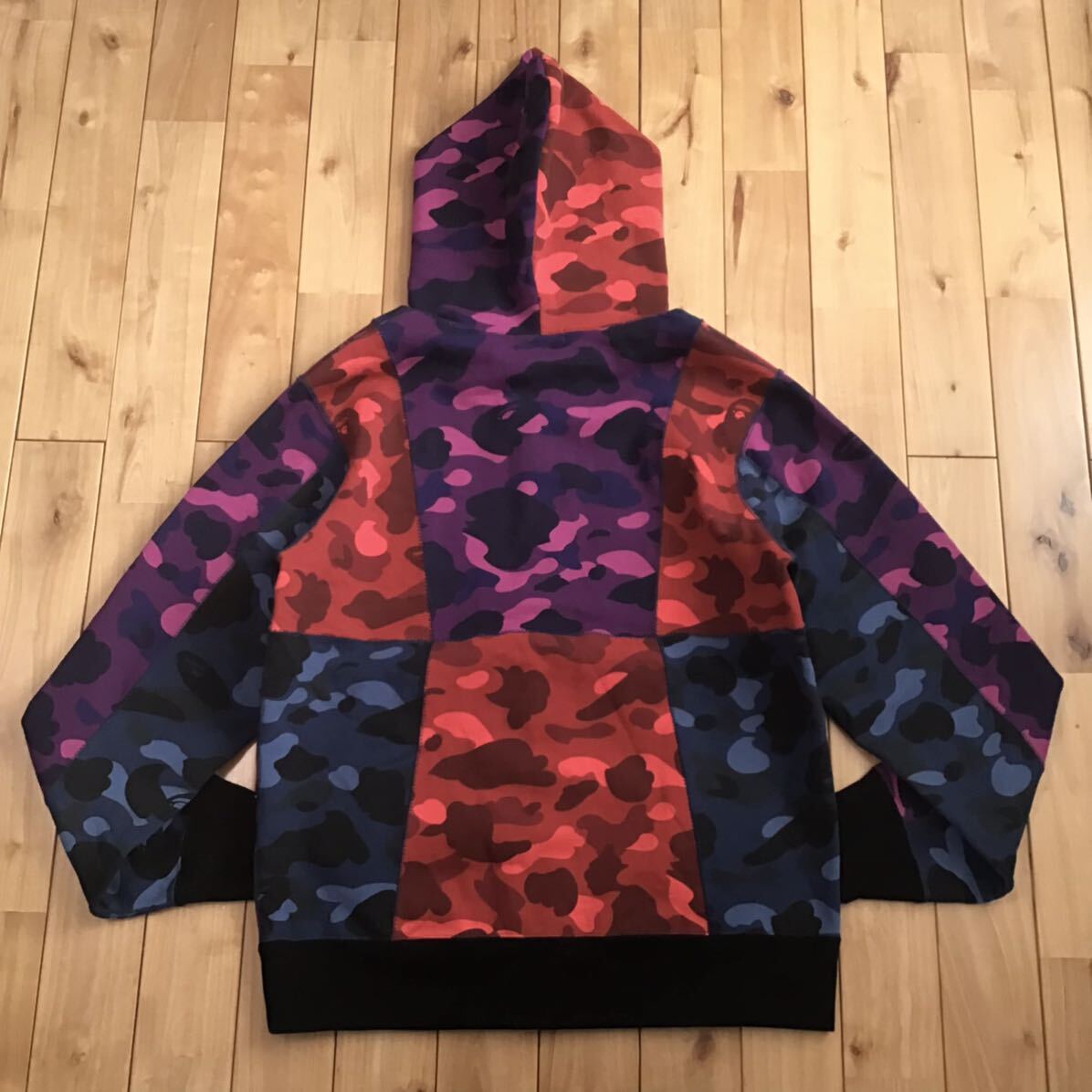 ☆XL☆ Crazy color camo フルジップ パーカー a bathing ape ☆XL☆ Crazy color camo フルジップ パーカー a bathing ape