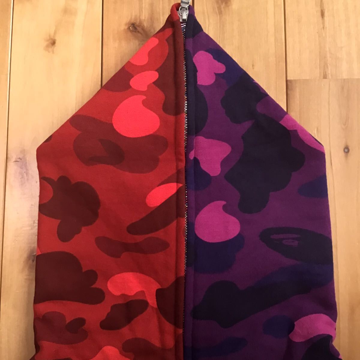 ☆XL☆ Crazy color camo フルジップ パーカー a bathing ape ☆XL☆ Crazy color camo フルジップ パーカー a bathing ape