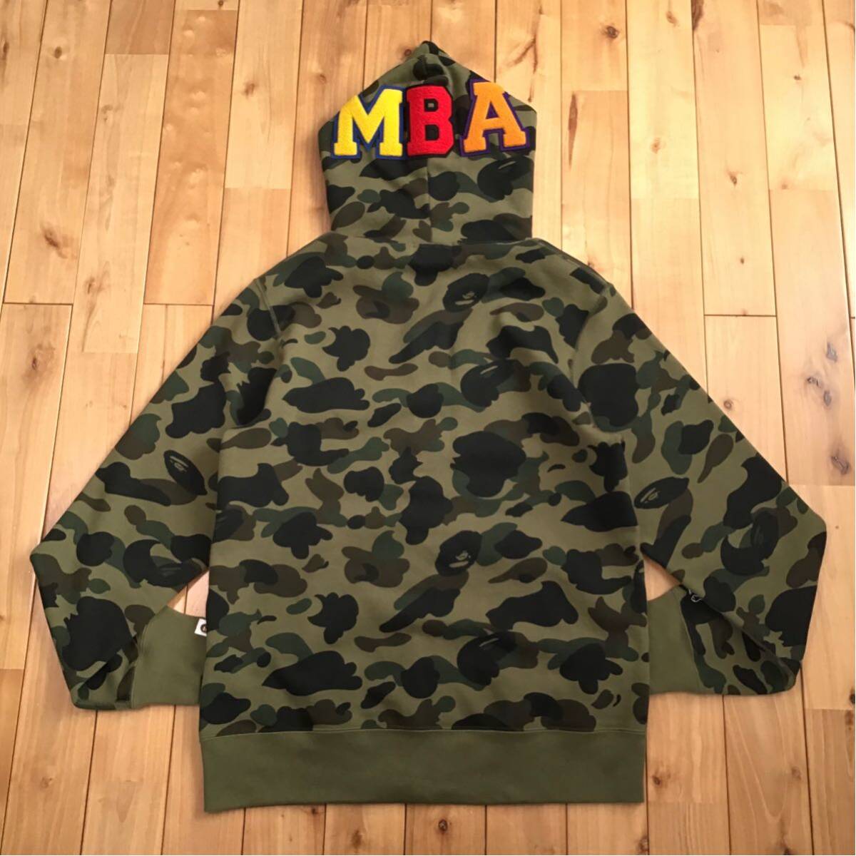 ミニオン シャーク パーカー Lサイズ a bathing ape BAPE camo MINIONS shark full zip hoodie エイプ ベイプ アベイシングエイプ oz3_画像2