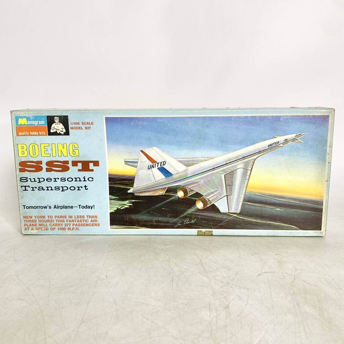  not yet constructed monogram MONOGRAM 1/400bo- wing BOEING SST super sound speed passenger plane plastic model PA211 present condition goods 