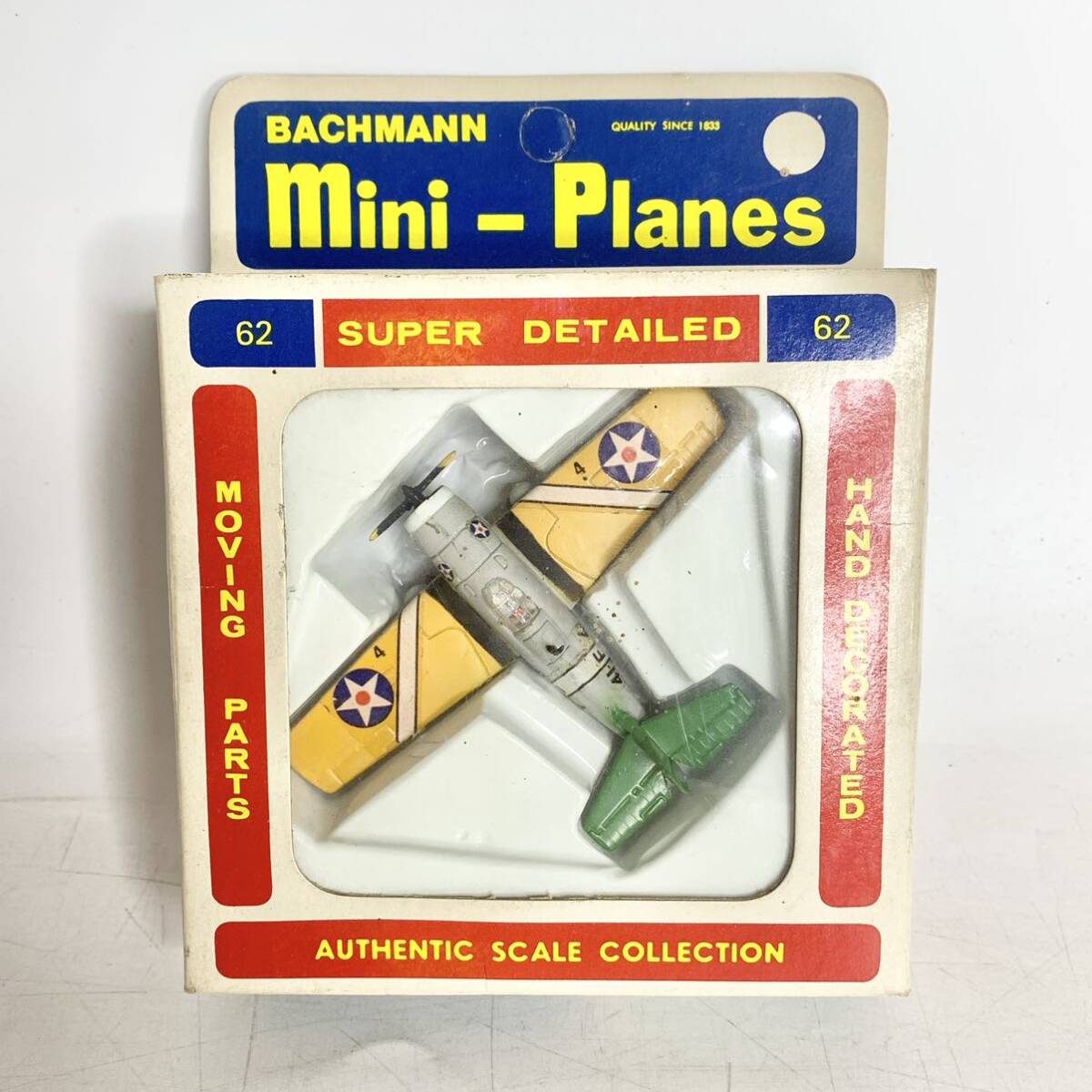 BACHMANN Mini-Planes バックマン ミニプレーン GRUMMAN F4F WILDCAT ワイルドキャット 8362 模型 フィギュア_画像1