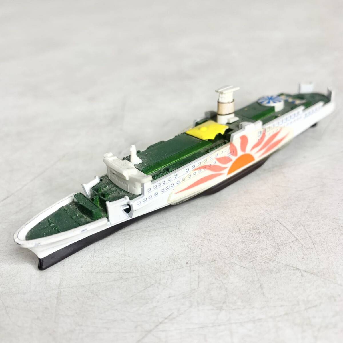 昭和レトロ　永大グリップ　1/1600　高速フェリー　サンフラワー号　SUNFLOWER　フィギュア　模型　日本製　ヴィンテージ