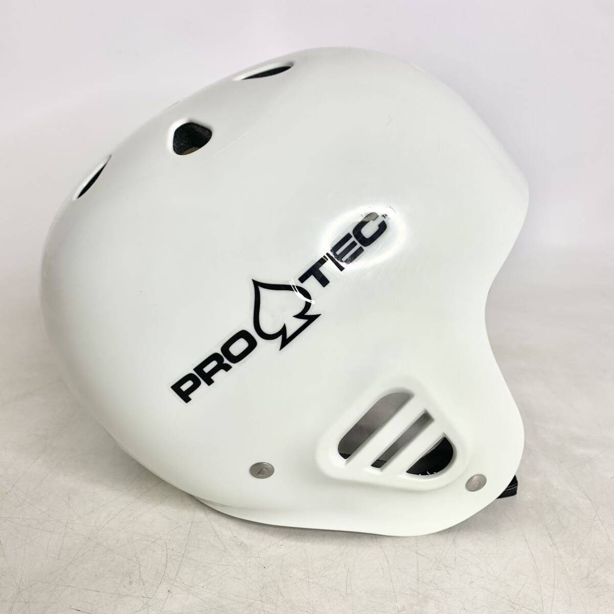 PROTEC　プロテック　ヘルメット　ホワイト　S / M　53～56cm　スケート　スケボー　パーク　ストリート　1385_画像2