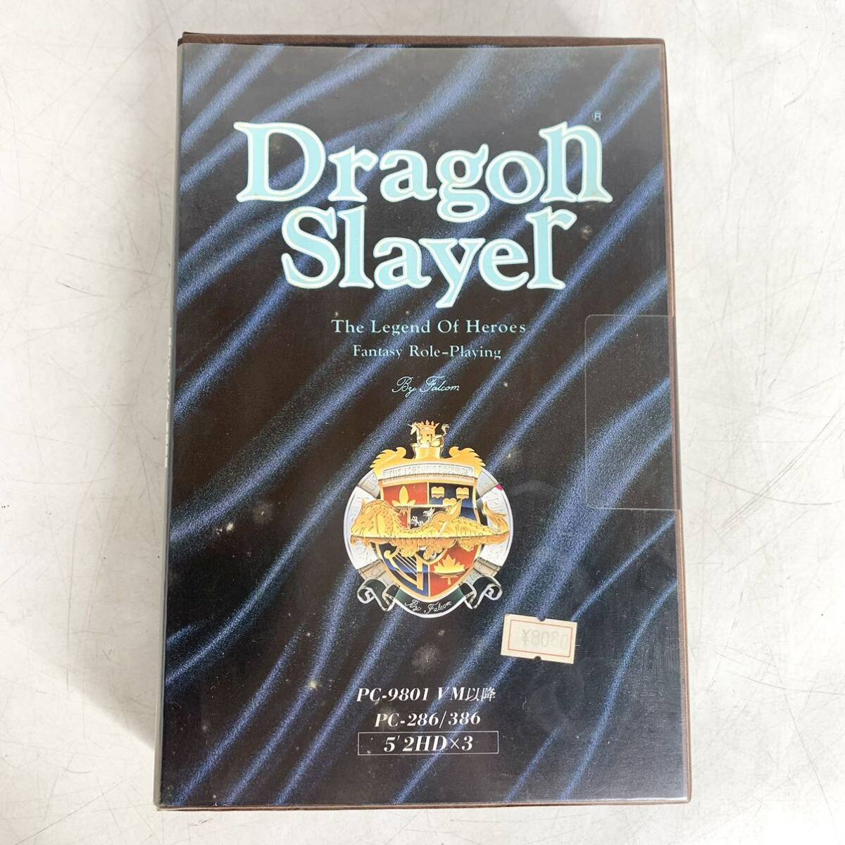  дракон  ... слой  　...　PC-9801　5 дюймов 　2HD ×3　 ретро 　 игра  　Dragon Slayer　...　Falcom　 товар в состоянии "как есть" 