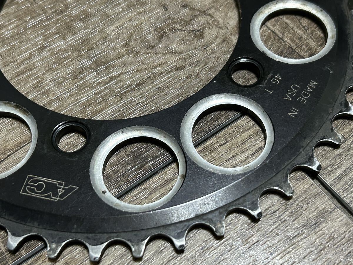 ★貴重90s ☆AC ☆ADVENTURE COMPONENTS ☆Holeshot chainring ☆46T ★Made in USA ☆BCD:110 ☆OLD RARE品多数出品中 VINTAGE_画像3