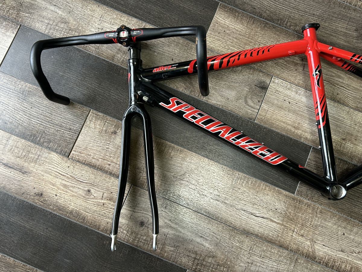 ★美車 ★SPECIALIZED allez sport ★C1 Carbon fork ★Stem+Bar ★スペシャライズド set ★引取可 ★RARE VINTAGE OLD品多数出品中の画像2