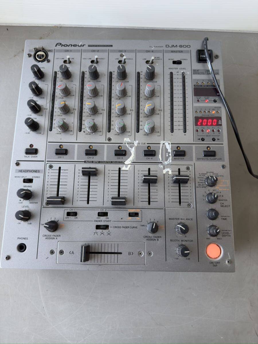 Pioneer パイオニア DJM-600 DJミキサー 現状品