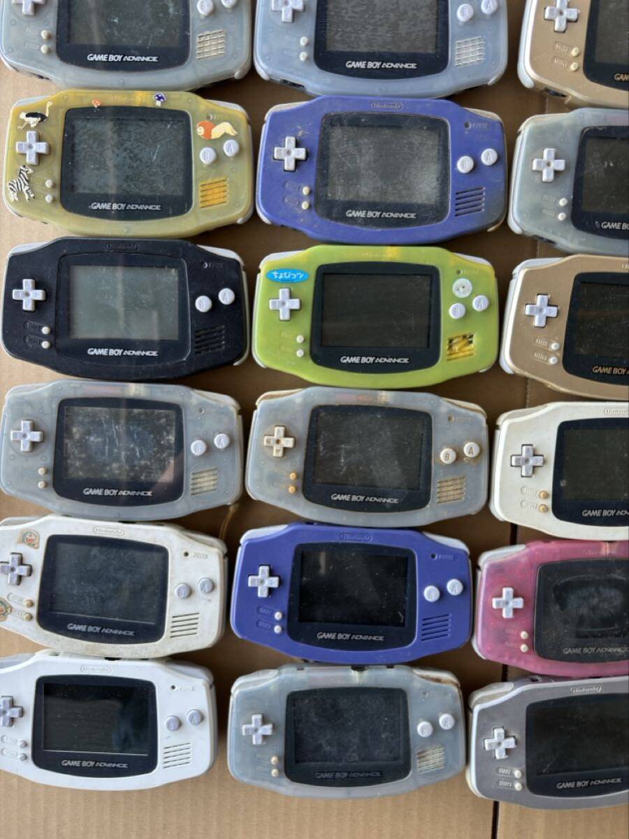 GBA ゲームボーイアドバンス 本体 AGB-001 まとめて32台 大量セット ジャンクの画像4