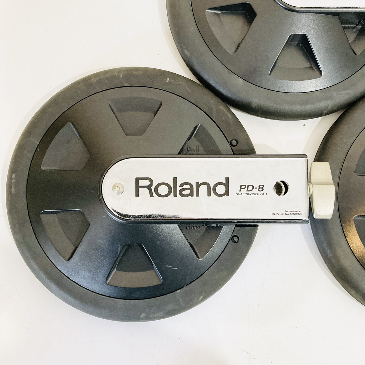 【A3717_6】3個セット ローランド トリガー・パッド ROLAND PD-8 電子ドラム V-DRUMS Vドラム Vパッド V-PADの画像7