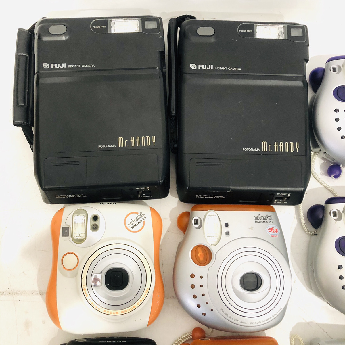 [R1231] good buy Polaroid camera each Manufacturers assortment large amount set sale FUJIFILM Cheki instax mini Mr.HANDY instant camera 