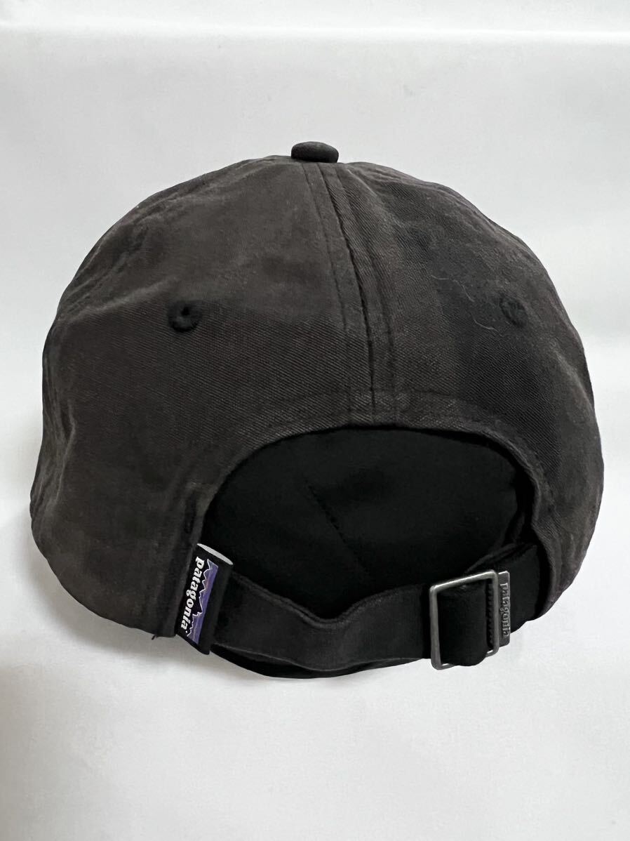 パタゴニア patagonia P-6 Label Trad Cap BLK オーガニック コットン キャップ _画像3