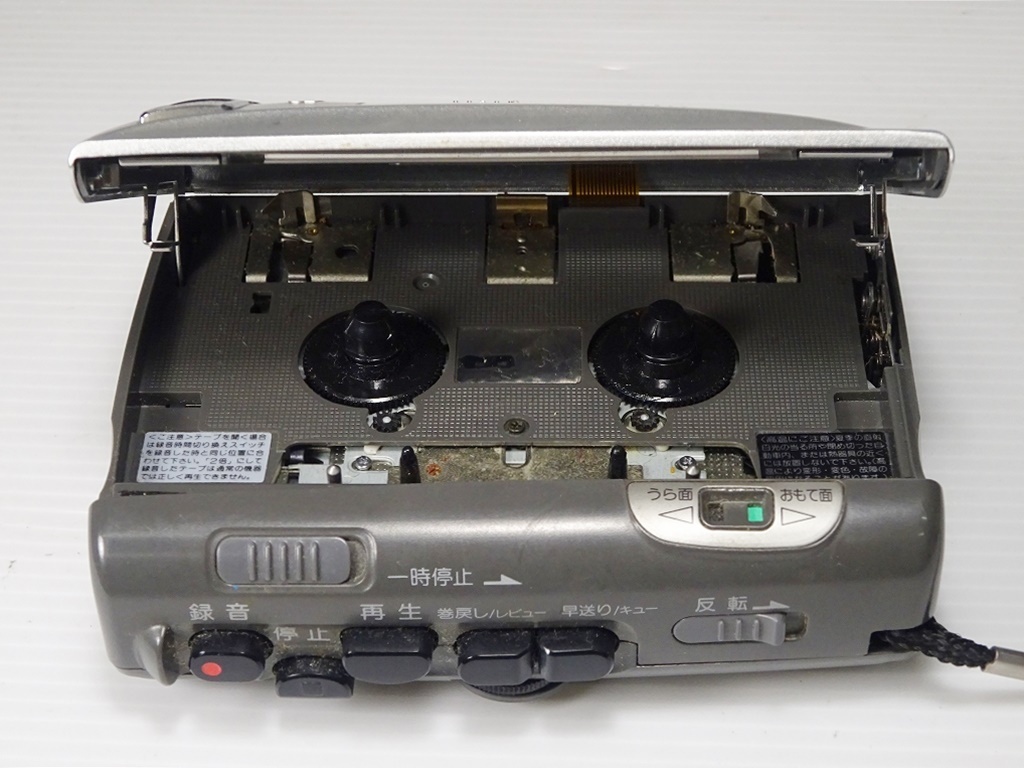 t6■SONY ソニー カセットテープレコーダー TCS-60 ステレオカセットコーダー 袋付 動作確認済_画像6