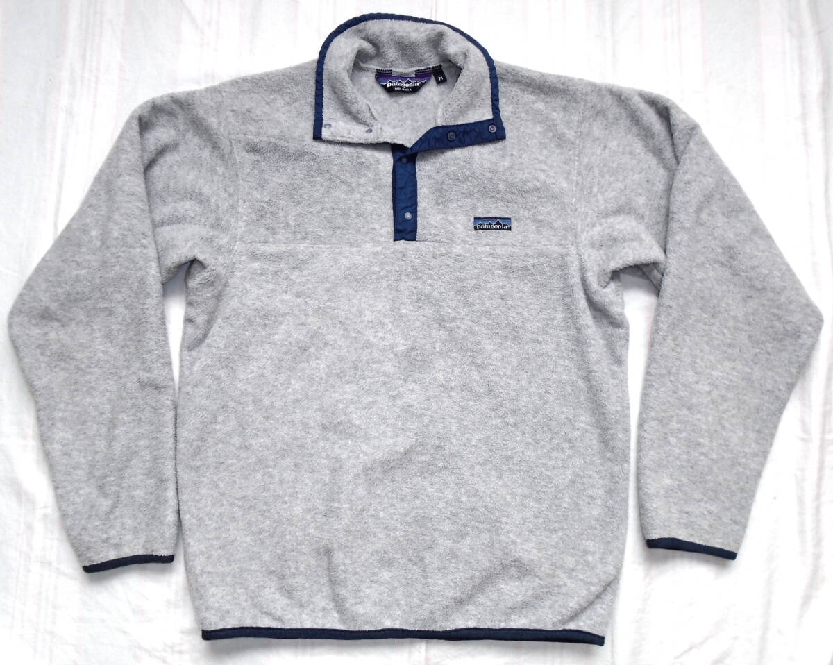 【名入れ無料】 希少☆80s☆三角タグ☆パタゴニア☆patagonia☆Synchilla Snap-T Mサイズ