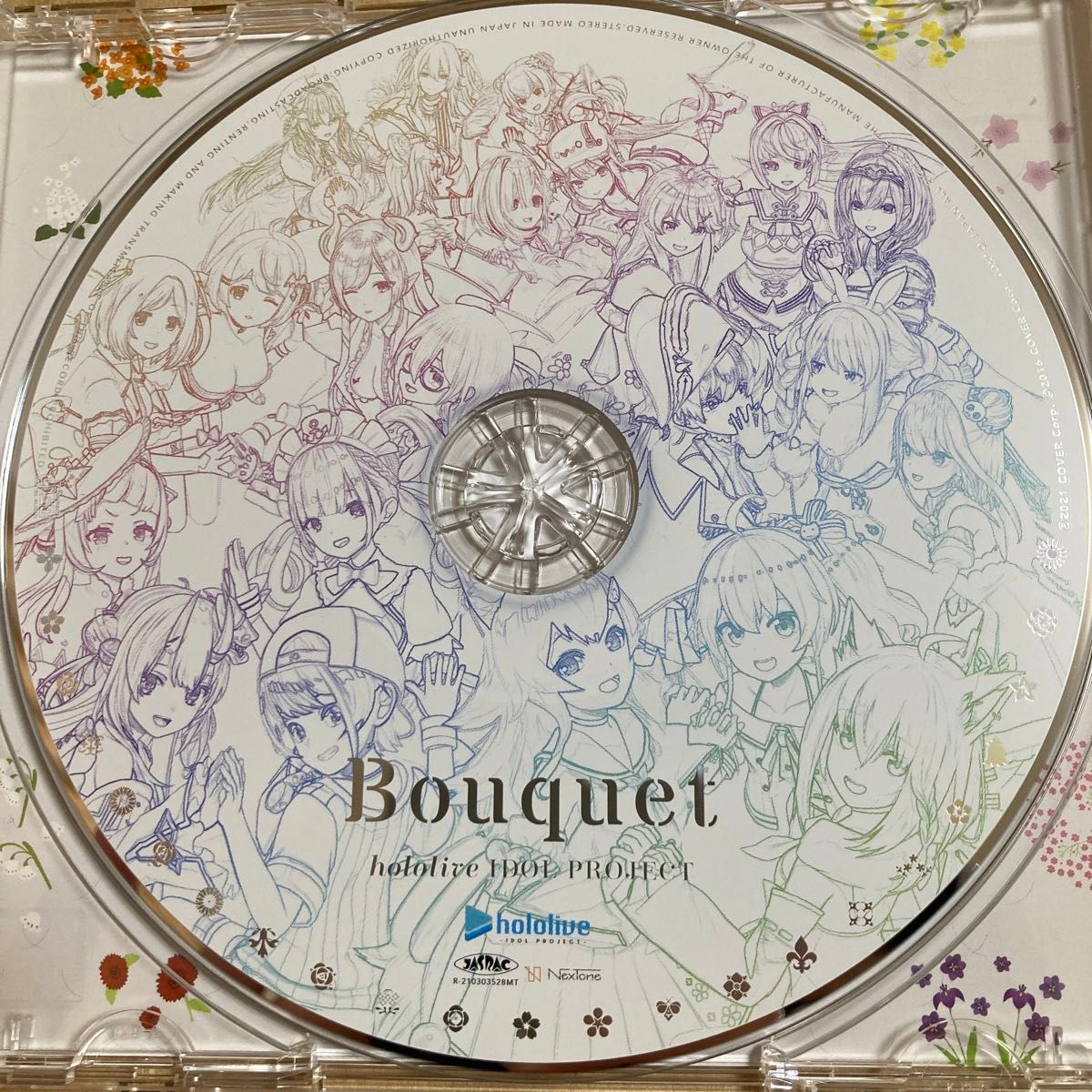 ホロライブ Bouquet CD hololive IDOL PROJECT  BLUE CLAPPER 特典ステッカー 付き