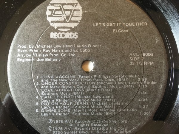 【レア盤】El Coco Let's Get It Together サバービア freesoul funk rare groove disco MURO_画像6