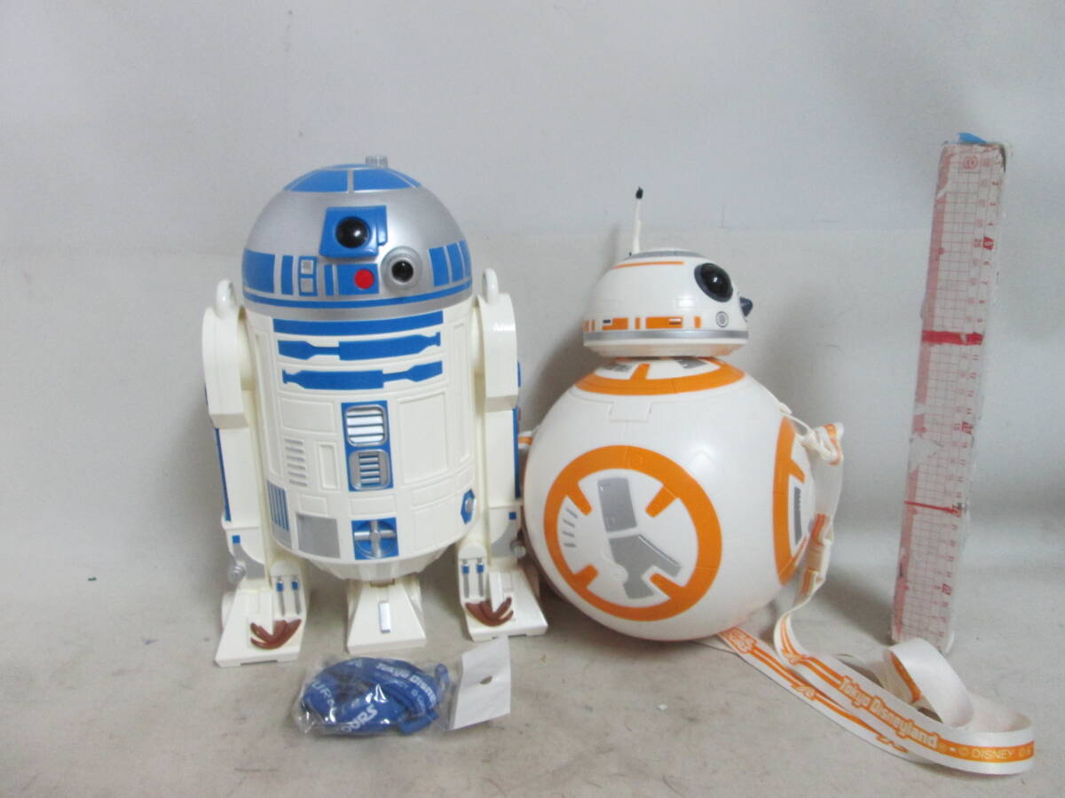 送料は商品説明欄に記入　東京ディズニー リゾート 　スターウォーズ BB-8＋R-2ーD-2　ポップコーン バケット　２個で_画像1