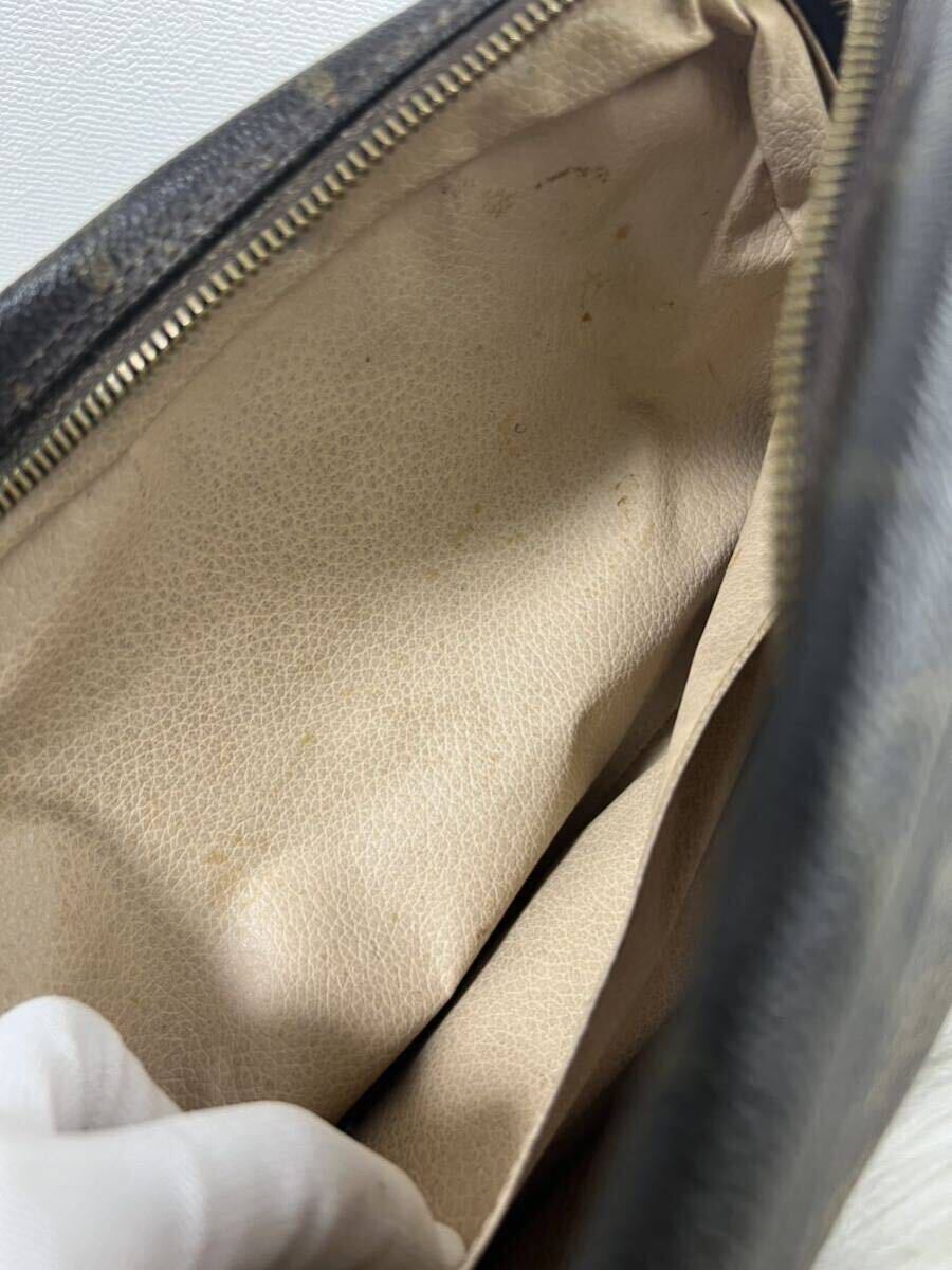 1円 LOUIS VUITTON ルイヴィトン M47522 モノグラム トゥルース トワレット28 クラッチ セカンドバッグ マルチポーチ ブラウン メンズ　_画像9