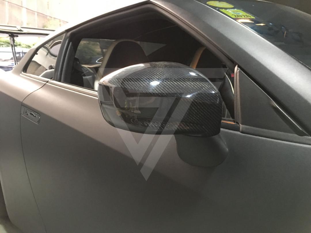  unused R35 GTR carbon door mirror cover 