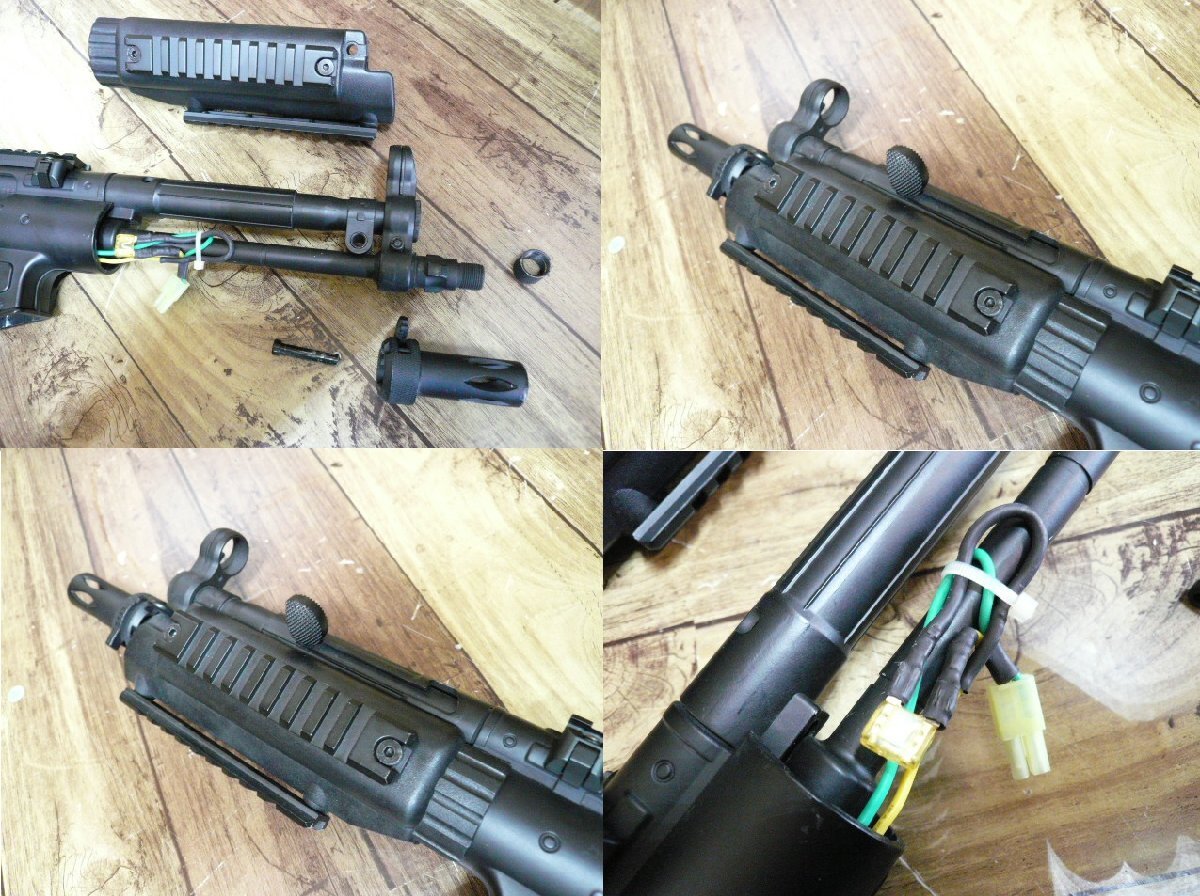 ☆訳有♪予備マグたくさん～お買得品♪セミ・フル～メカ作動ok♪CYMA MP5 RAS ハンドガード B&TストックVer 管理/278☆_画像6