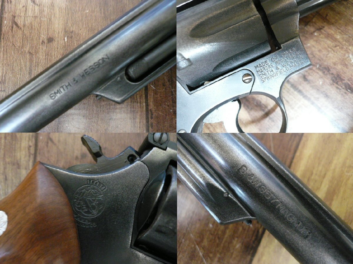 *1 jpy ~ feeling of quality 0! limited goods! tree Gris specification ~he vi weight! Kokusai S&W M19 6inc HW Combat 357 Magnum SPG revolver model gun control /R298*