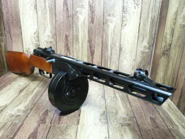 ☆ジャンク扱♪メカ作動ok～撃てます♪S&T PPSH-41 ペペーシャ 木ストリアルウッド フルメタル ブローバック電動ガン WWⅡ管理/R277☆の画像1