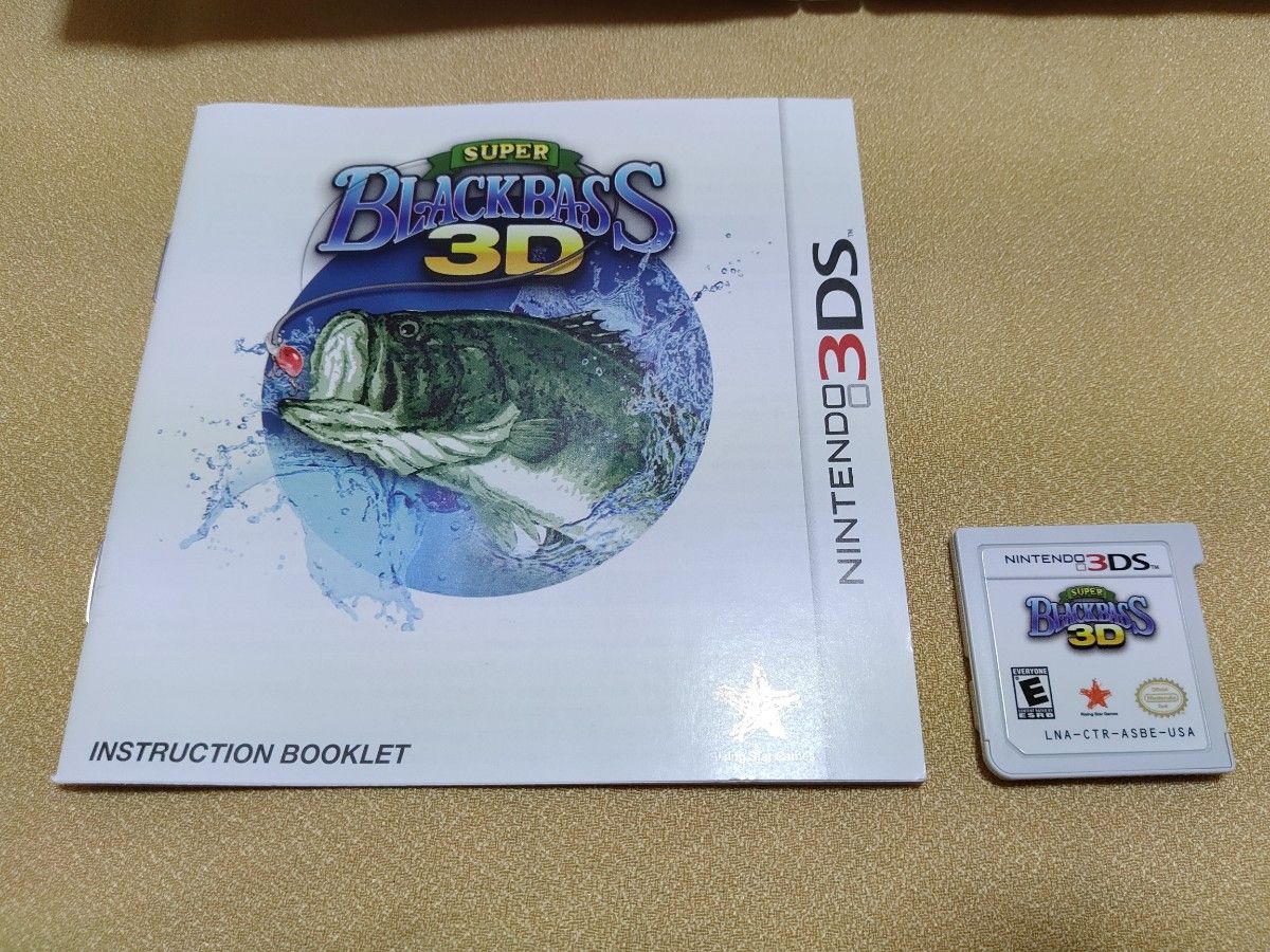 3DSソフト　SUPER BLACK BASS 3D　スーパーブラックバス　北米版　海外版