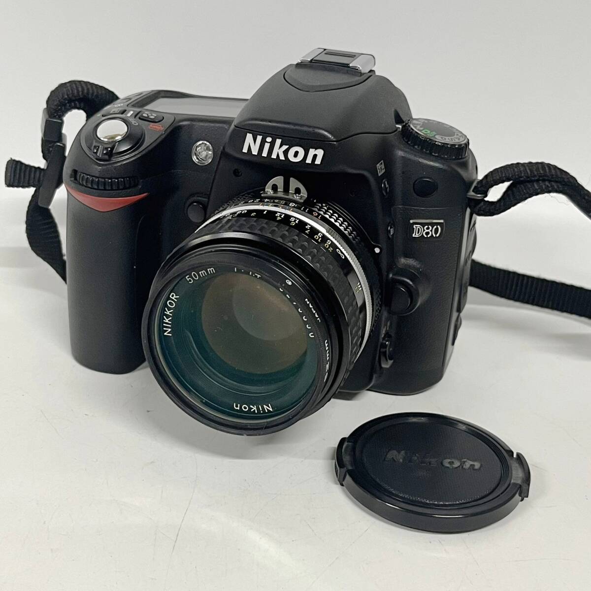 1円~【動作未確認】ニコン Nikon D80 NIKKOR 50mm 1:1.4 デジタル一眼レフカメラ 単焦点レンズ 標準レンズ 付属品あり G131922_画像1