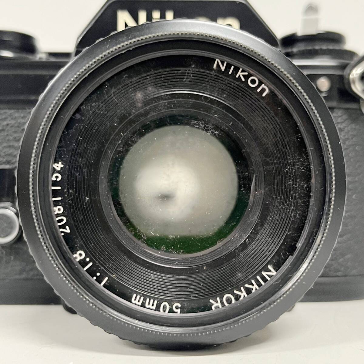 1円~【動作未確認】ニコン Nikon EM NIKKOR 50mm 1:1.8 一眼レフ フィルムカメラ 単焦点 標準 レンズ 付属品あり G122731_画像3