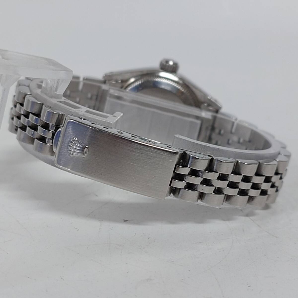 1円~【不動】ロレックス ROLEX オイスターパーペチュアル デイト Cal.2030 Ref.6917 自動巻き レディース腕時計 シルバー文字盤 ３針 KJ_画像6