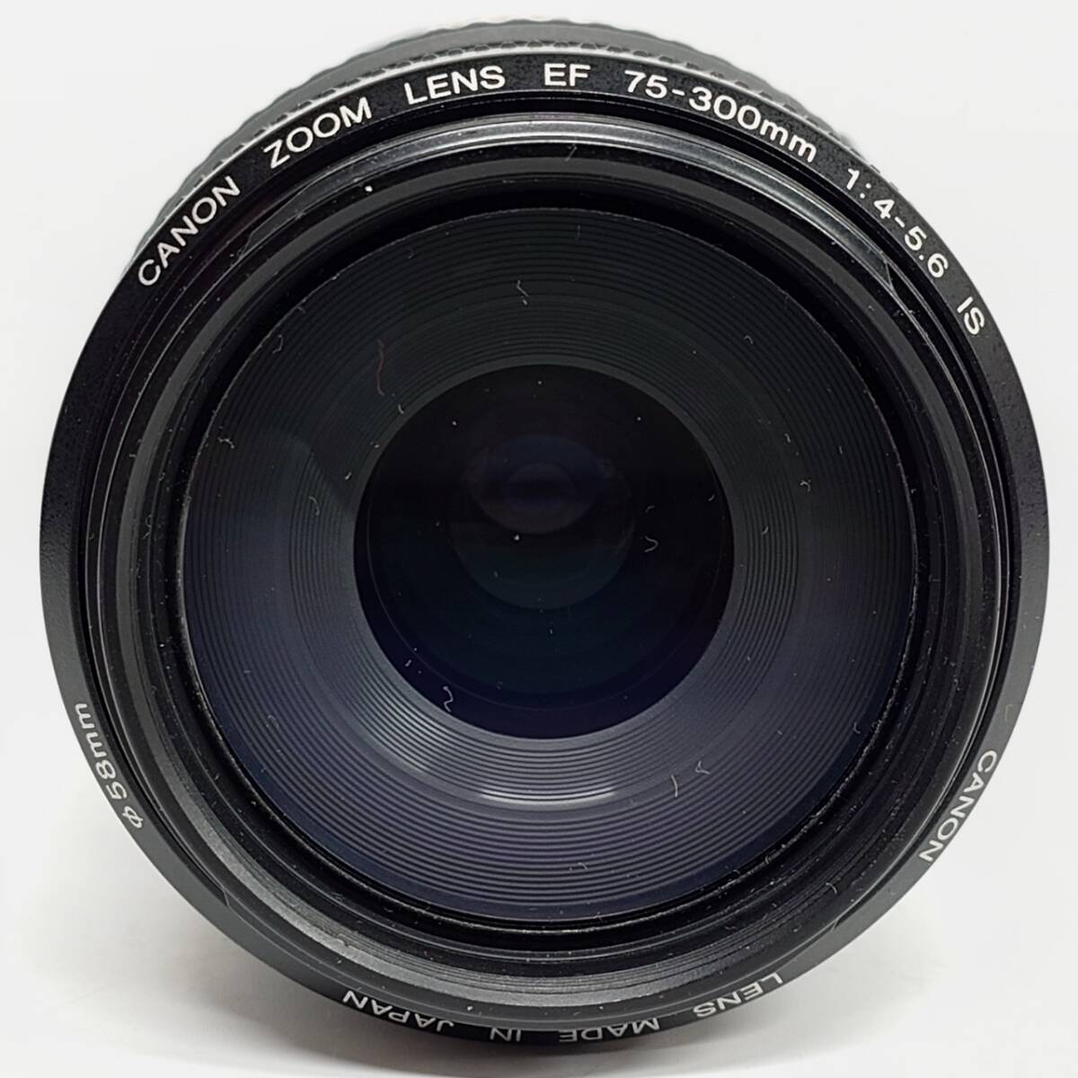 1円~【動作未確認】キャノン Canon ZOOM LENS EF 75-300mm 1:4-5.6 IS IMAGE STABILIZER ULTRASONIC 一眼カメラ用 レンズ YT_画像2