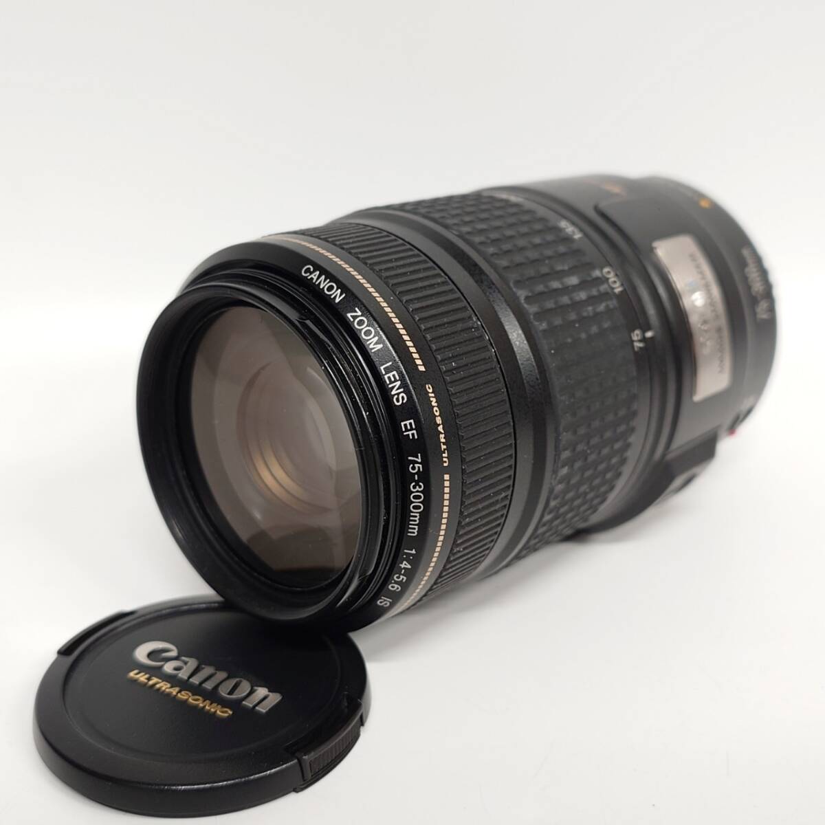 1円~【動作未確認】キャノン Canon ZOOM LENS EF 75-300mm 1:4-5.6 IS IMAGE STABILIZER ULTRASONIC 一眼カメラ用 レンズ YT_画像1