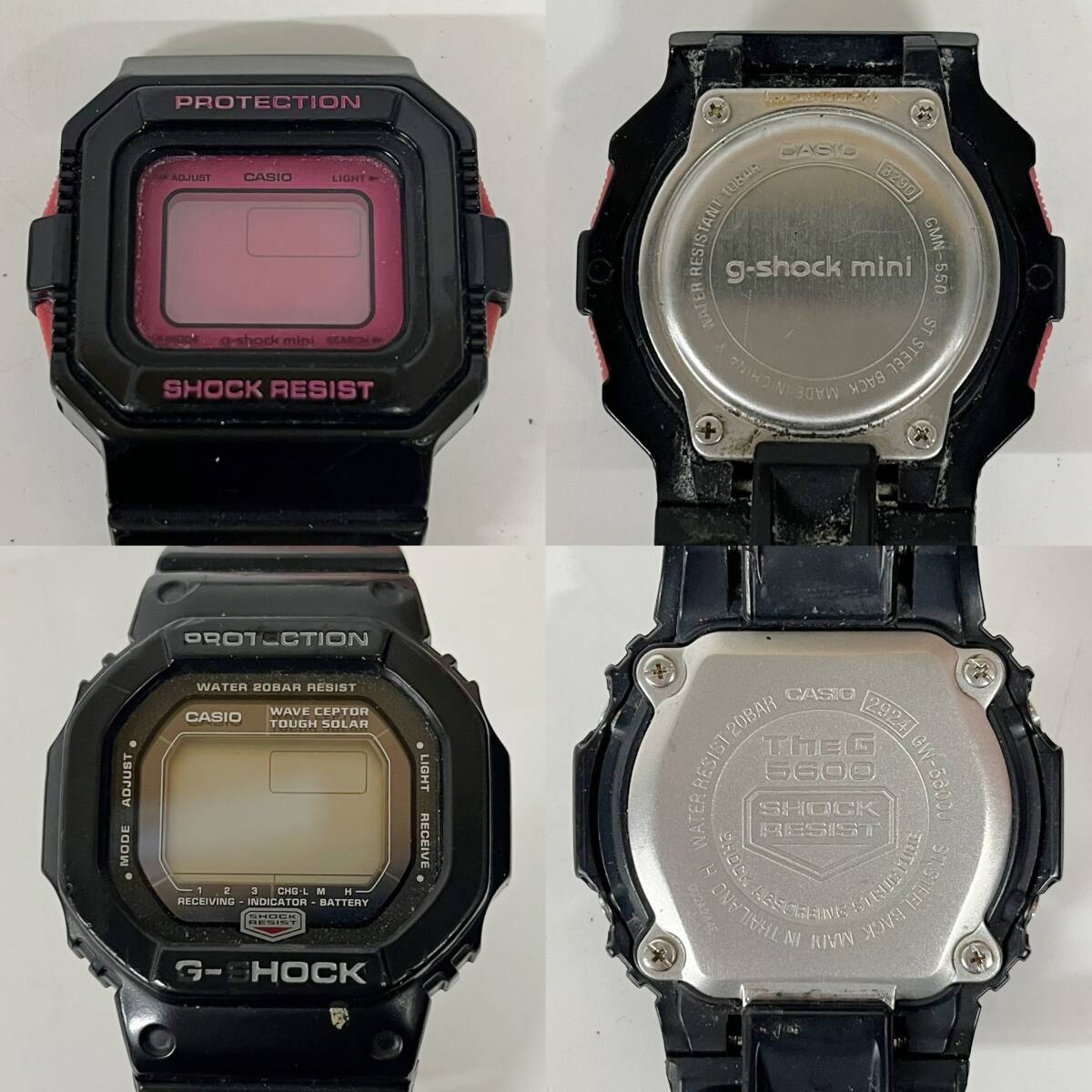 1円~【10点】カシオ CASIO 腕時計 まとめ売り G-SHOCK Baby-G GAUSSMAN AW-571E/MRG-120/ATC-1100/GW-700J/BG-1000 等 クォーツ TM_画像2