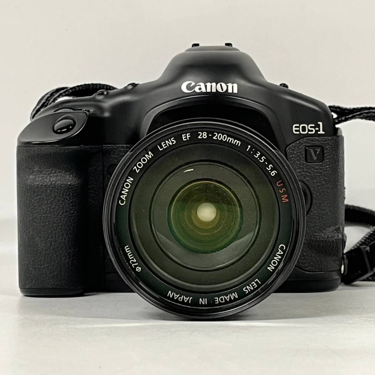 1円~【動作未確認】キャノン Canon EOS-1V ZOOM LENS EF 28-200mm 1:3.5-5.6 USM 75-300mm 1:4-5.6 Ⅱ フィルムカメラ レンズ G131971_画像2