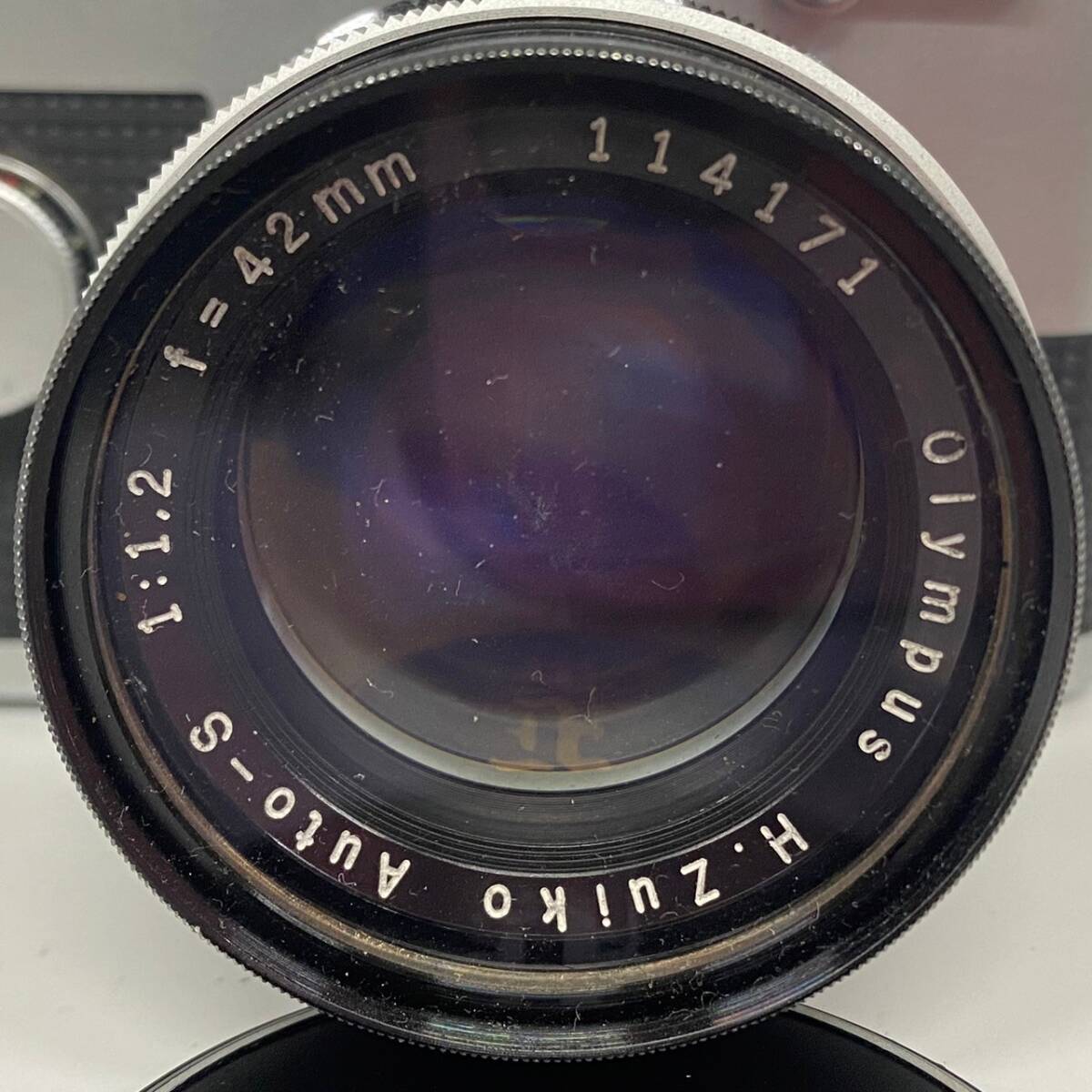 1円~【動作未確認】オリンパス OLYMPUS ペン PEN-FT H.Zuiko Auto-S 1:1.2 f=42mm 一眼レフ フィルムカメラ 単焦点レンズ G180153_画像3