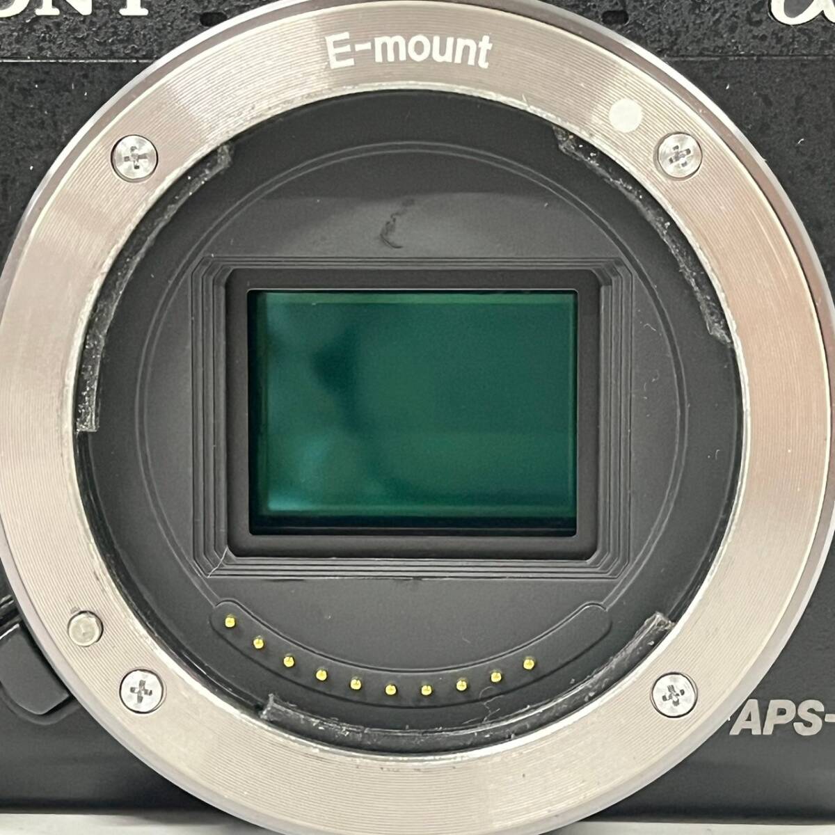 1 jpy ~[ electrification verification settled ] Sony SONY α NEX-6 mirrorless single-lens camera body accessory equipped G152823