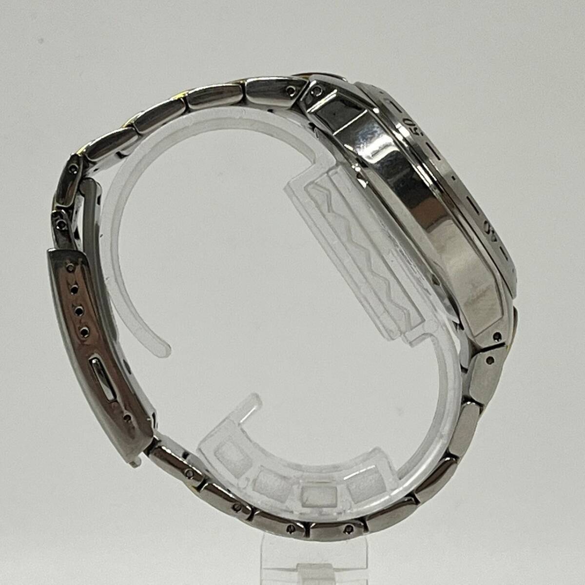 1円~【実動】CASIO カシオ クロノグラフ WEF-506WC 2006年 FIFAワールドカップモデル クォーツ メンズ腕時計 黒文字盤 デイト G122932_画像5