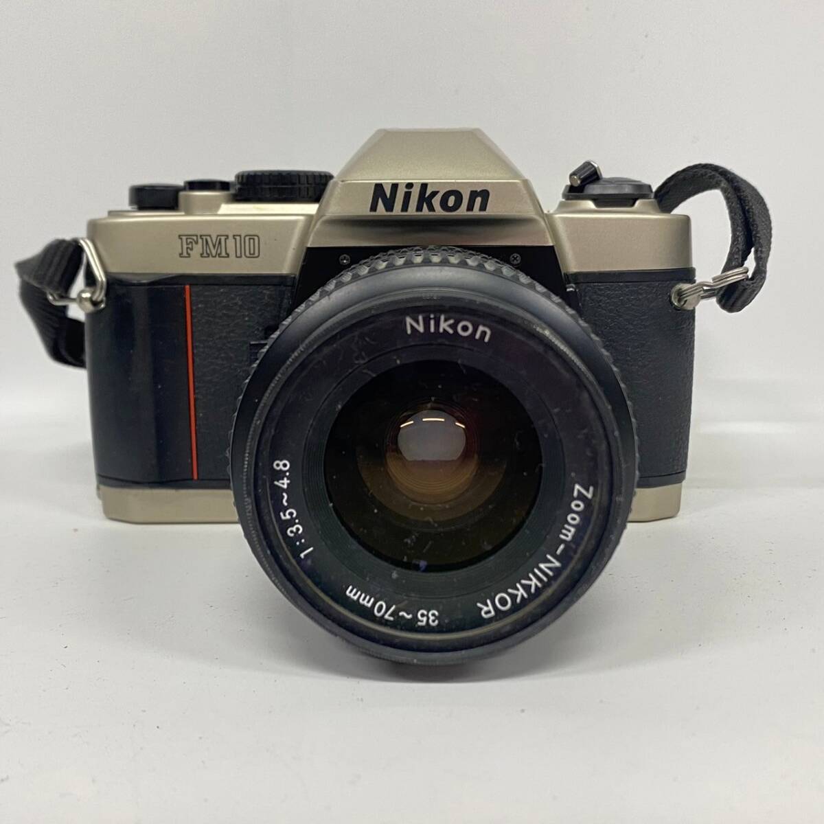 1円~【動作未確認】ニコン Nikon FM10 Zoom-NIKKOR 35-70mm 1:3.5-4.8 一眼レフ フィルムカメラ レンズ 付属品あり G152788_画像3