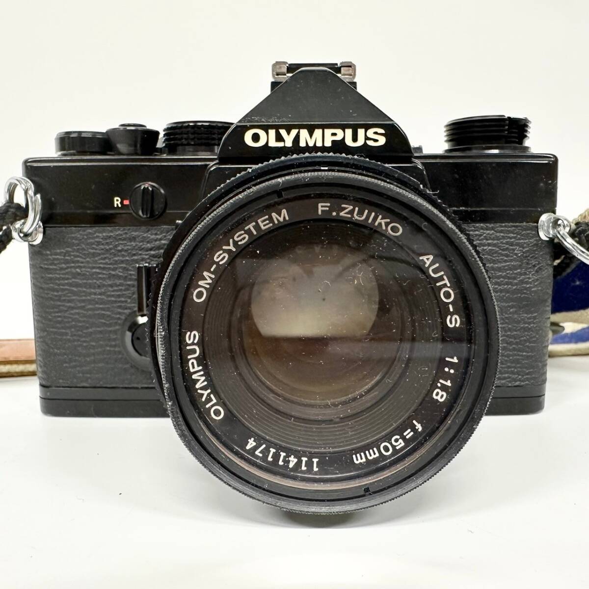 1円~【動作未確認】オリンパス OLYMPUS OM-1N OM-SYSTEM F.ZUIKO AUTO-S 1:1.8 f=50mm 一眼レフ フィルムカメラ 単焦点レンズ G131623_画像1