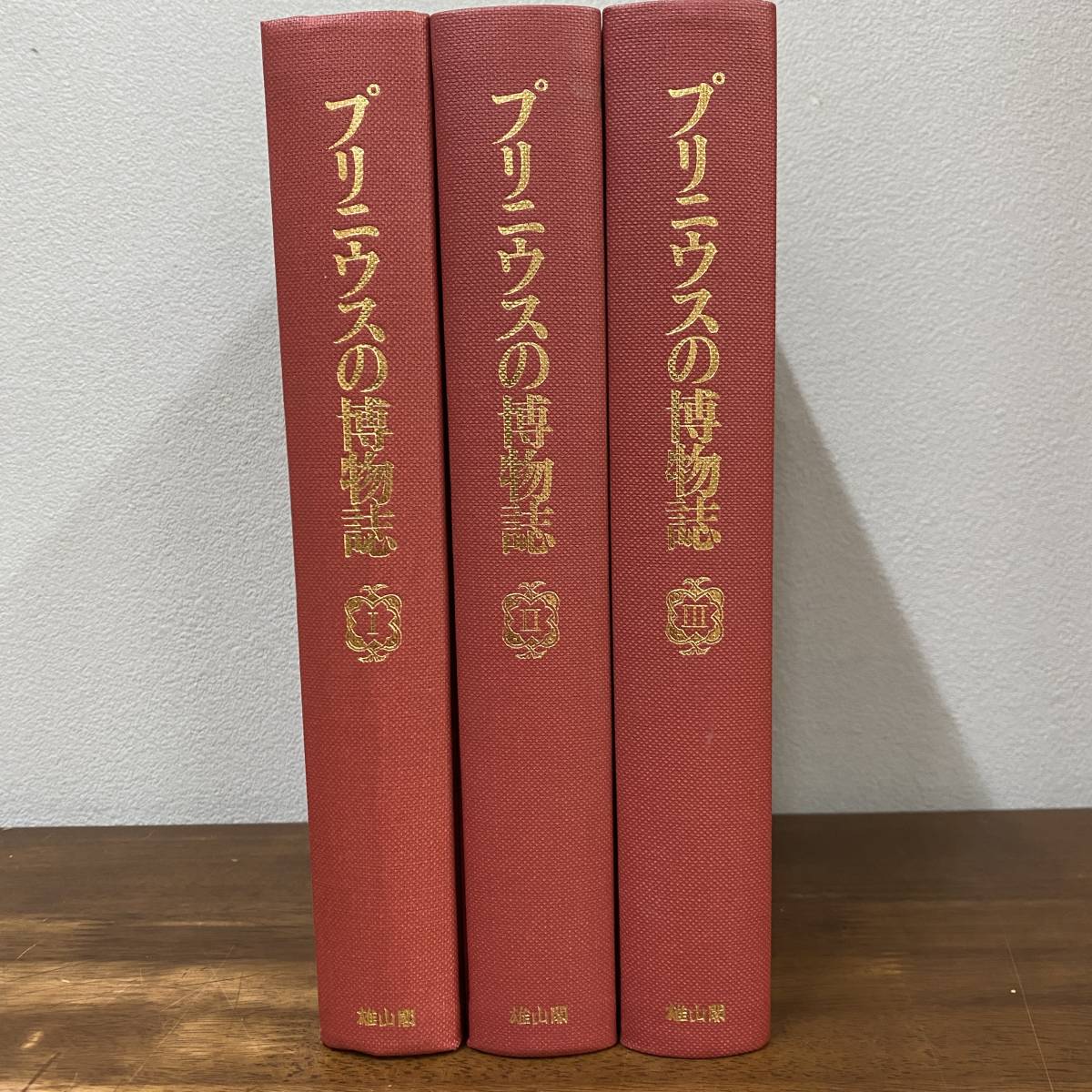 プリニウスの博物誌 全3巻揃 雄山閣出版 中野定雄・中野里美 プリニウスの博物誌 全3巻揃 雄山閣出版 中野定雄・中野里美