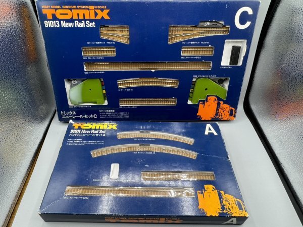 欠品ありジャンク扱い　TOMIX トミックス 91011 91013 ニューレールセット A C 動作未確認　鉄道模型 Nゲージ　送料無料_画像1