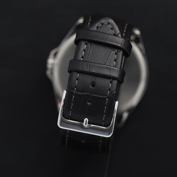 1円 シチズン H145-S073545 電波ソーラー ブラック文字盤 エコドライブ デイト 2RKT メンズ腕時計 KRK 0055000_画像3