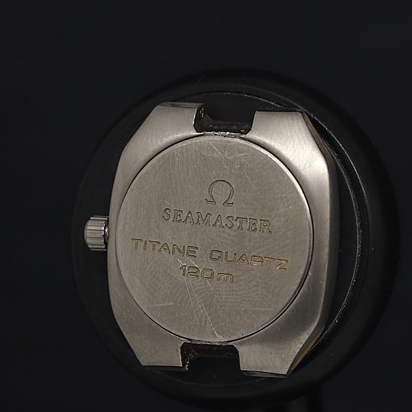 1円 QZ トップのみ オメガ シーマスターポラリス 120M グレー文字盤 デイト 2JWT レディース腕時計 KRK 0055000_画像3